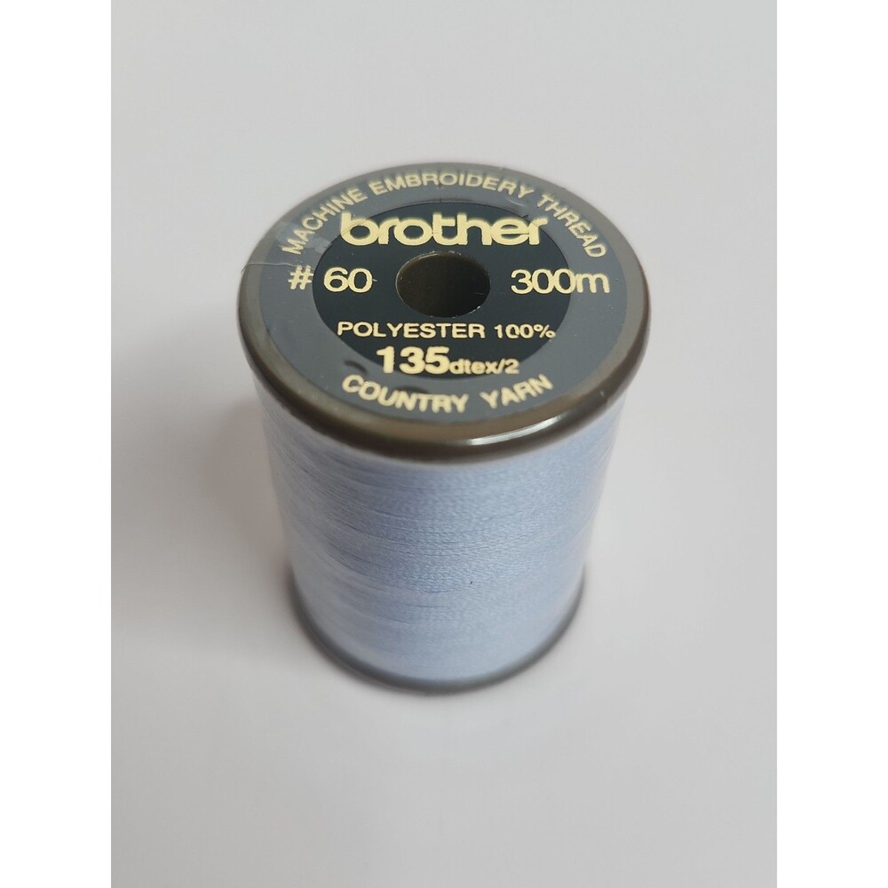 Brother Machine Embroidery Thread 003 Wisteria Violet 300m Country Yarn #60 NEW